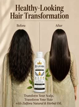 Zulfora Hair Oil – 100% Natural & Herbal Hair Oil | 200ml 2