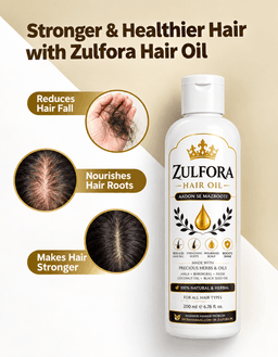 Zulfora Hair Oil – 100% Natural & Herbal Hair Oil | 200ml 3